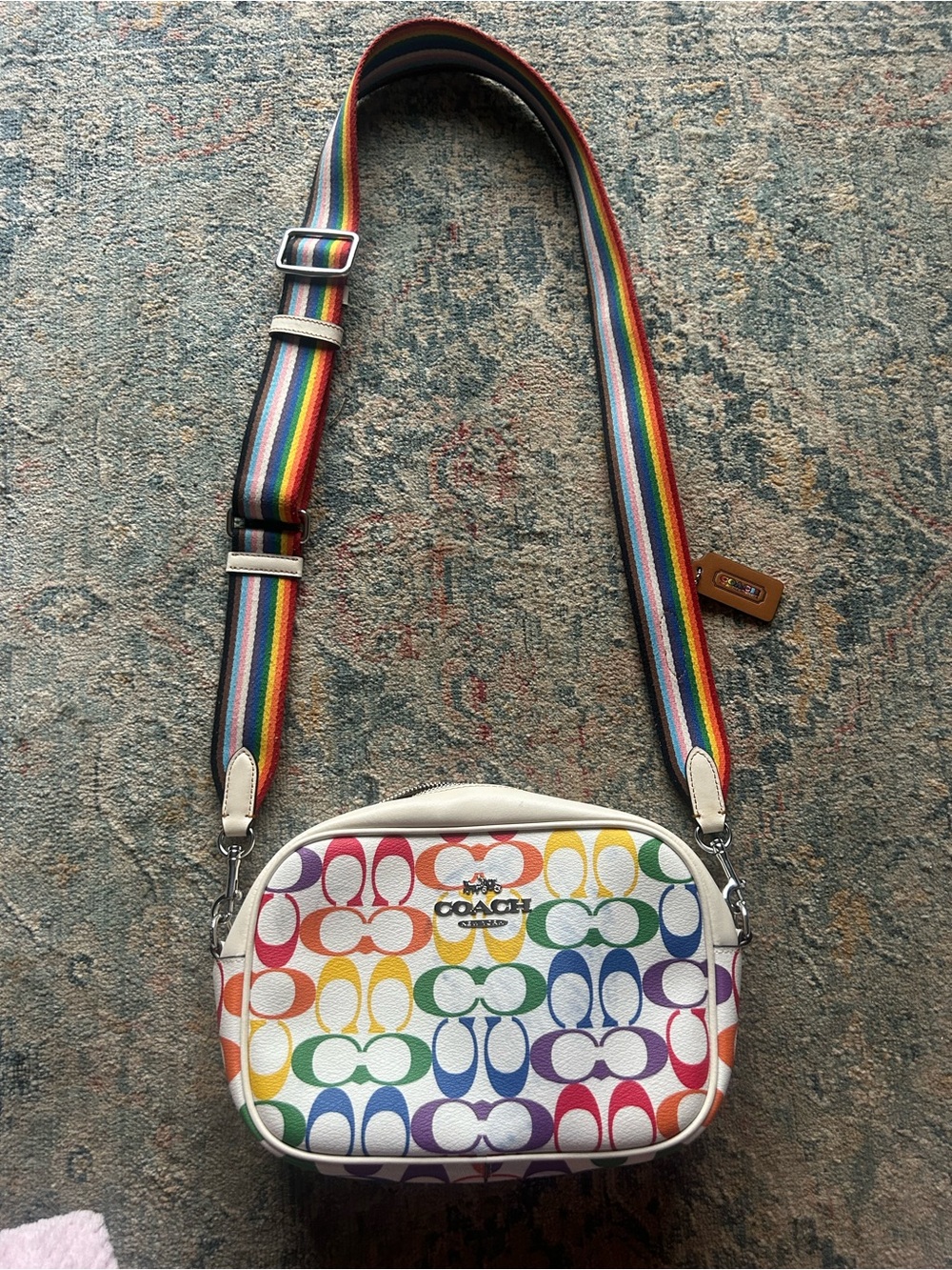 Coach Tan Interior Signature Leather Patch